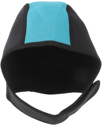 DOITOOL Bonnet de Bain Élastique en Néoprène pour Camping et Natation en Extérieur, Couvre-Cheveux Serré et Protège Oreilles pour Femmes Nageant