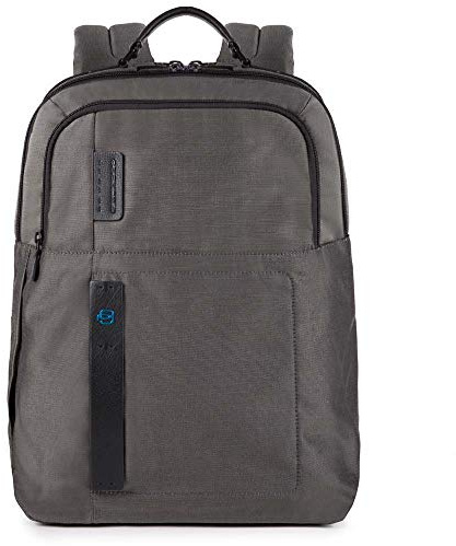 PIQUADRO P16 Mochila de piel y tela Unisex - Adulto (Pack de 1), azul turquesa, Talla única, Negocios
