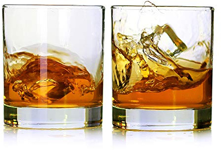 KGnB Whiskygläser, 60 ml, hochwertige Scotch-Gläser, Bourbon-Gläser für Cocktails, altmodische Trinkgläser, perfekt für Vatertag, Party, Bars, Geschenk, Restaurants und Zuhause