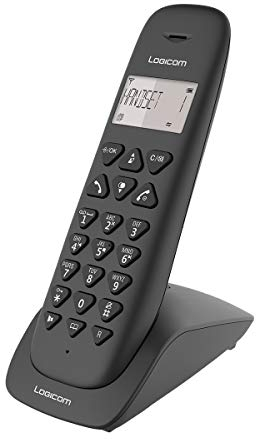 Telefono senza fili fisso - telefono senza fili con segreteria telefonica - telefoni analogici e DECT - Solo Logicom VEGA 155T Wireless fisso con segreteria Nero