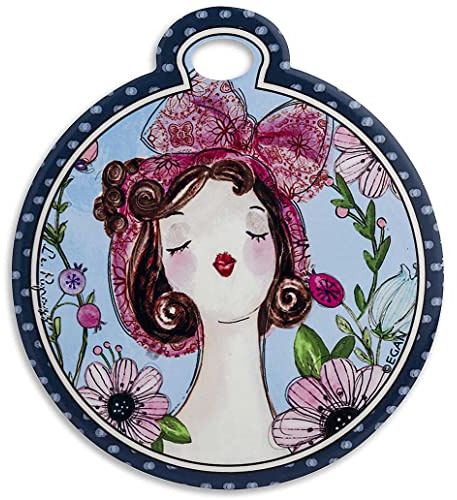 Egan Dessous de Plat Le Pupazze Bleu 16 x 18 cm