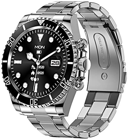 findtime 2023 Smart Watch for Men Blood Oxygen Blood Pressure Monitor Bluetooth Call Message Reminder hr Fitness Tracker Calorie Step Counter Sleep Monitor for Android iOS Music Control