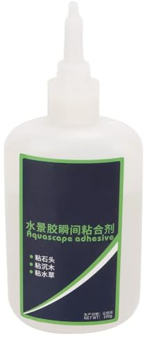 Aquarienkleber, Sicherer Kleber für Wasserpflanzen, Korallen, Aquascaping, Sofortiger Professioneller, Schnell Trocknender, Sofortiger Aquarium-Kleber für Aquarienbedarf, Stein,