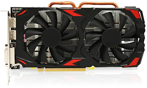 Carte Graphique RX 580, Carte Graphique de Jeu 8 Go GDDR5 256 Bits, Prise en des Ventilateurs de Refroidissement 8K 2, Carte Graphique de Jeu 16 PCI Express 3.0 pour Bureau à