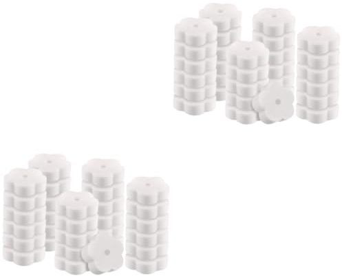 Yardwe 60pcs Oil Absorbing Sponge for Ponds Swimming Pool and Bathtub Filtering Sponge for Removing and Algae