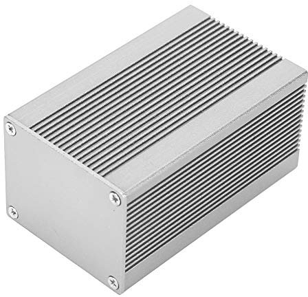 Akozon Aluminiumlegierung Leiterplatten-Instrumentenbox, Gehäuse für Elektronische Projekte, Premium-Aluminiumgehäuse für Optimale Kühlung