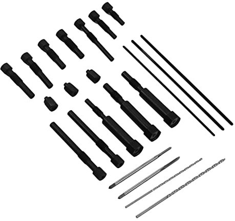 Zündkerzen-Auszieher, Glühkerzen-Entfernungswerkzeug, Glühkerzen-Abzieher-Set, 22-teiliges Glühkerzen-Entferner-Entfernungswerkzeug-Set mit Aufbewahrungsbox für M10 M8