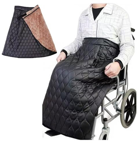 HUTRADE Winter Unterkörper Rollstuhldecke, Winddichte Wärme Rollstuhl Fußsack Schlupfsack Rollstuhl Erwachsene Rollstuhldecke Beindecke Wasserdicht Fleece Gefüttert Leicht Universelle