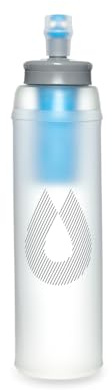 HydraPak Flasque UltraFlask+ 500 ML - Flasque filtrante Compressible pour Les Gilets d’hydratation et Sacs de Trail avec Filtre à Eau intégré (Clear, 500 ML)