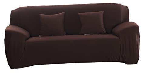 ABOOFAN Elastischer Rutschfester Sofabezug Für 3 Sitzer Couchüberwurf Kaffee Universelle Passform Für Sofas 195 Stretch Sofa Slipcover Set
