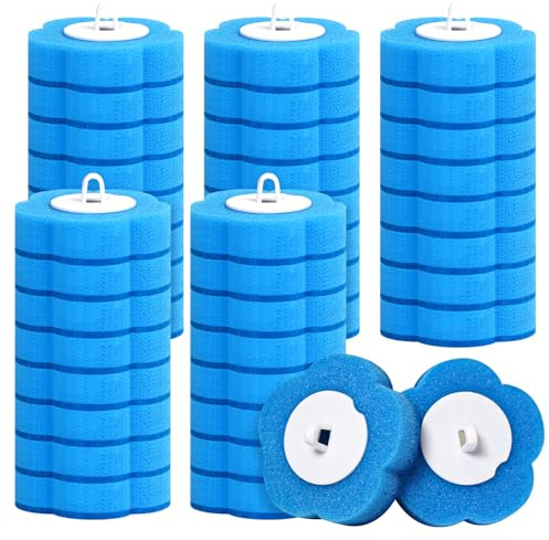 Newthinking - Ricariche per spazzola WC monouso, sistema di pulizia WC monouso per bagno, set di 42 pezzi con testine di pulizia e panni per la pulizia dello sgabello