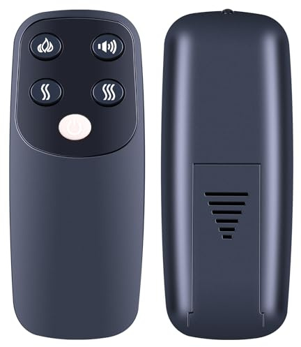 TCNOUMT Replacement Remote Control intended for PuraFlame Electric Fireplace Insert for New Upgraded Western and Klaus Series Fireplace Insert