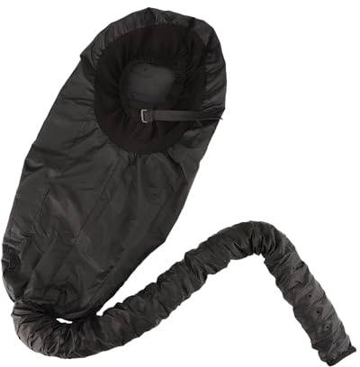 Secador de con capucha grande, gorro de secado de de salón, secador de capucha portátil, 70 cm, tela ligera y transpirable, rejillas de ventilación de distribución de calor para el cuidado