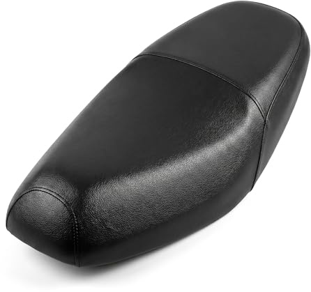 CHICIRIS Cojín del Asiento de la Motocicleta, con Espuma de Absorción de Choque de Cuero PU de Espuma Cómodo de Conducción para la Conducción de Sur Ron Light Bee X&S