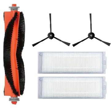 Main Side Brush & HEPA Filter Spare Parts, Compatible With XiaoMi Mi Robot Vacuum Mop 2 Lite/2 Pro/MJSTL/MJST1SHW Accessories(Set 3)