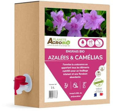 Engrais bio 2.5-2.5-5.0 azalées et camélias 3L