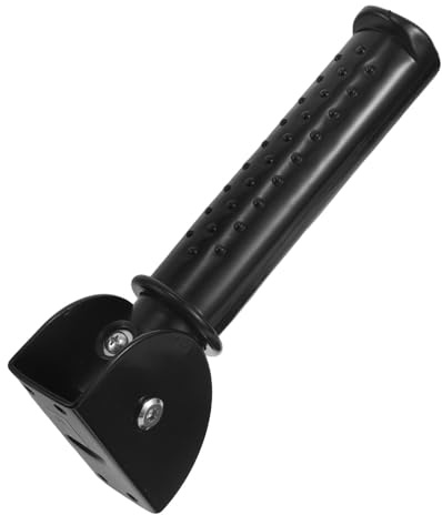 HOODANCOS Barre D'appui Murale Pliante en Métal Noir pour Personnes Âgées et Handicapées, Assistance sans Effort pour Escalier avec Poignée Ergonomique Antidérapante, pour Salle de Bains