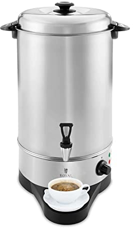 Royal Catering - RCWK 10A - Hervidor de agua - 10 litros - Bandeja recogegotas