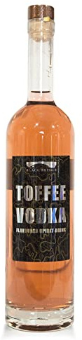 Toffee Vodka 70cl - 20% ABV - Made in Hertfordshire - Perfect Sipping Flavoured Vodka - Smooth Caramel Undertones - Great Gift Idea - Suitable for Vegetarians, Vegan and Kosher