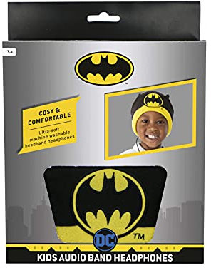 OTL Technologies Children's Batman Audio Band Wired Headband Headphones Black for ages 3+