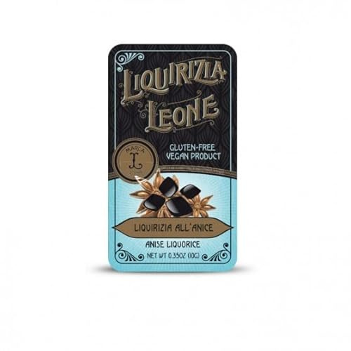 Leone Caramelle Liquirizia in Latta da 10gr (Anice)
