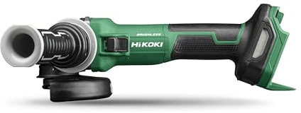 HiKOKI Akku-Winkelschleifer G1813DE, 125mm Trennschleifer, 18V Brushless | M14 Spindel, inkl. 2-teiliger Schutzhaube & Antivibrationsgriff, ohne Akku & Lader, wasser- & staubresistent, leicht