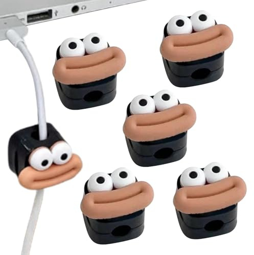 Clip portacavi per scrivania, portacavi da scrivania | Clip magnetiche per cavi da scrivania,6 graziosi fermacavi di ricarica, portacavi salvaspazio per angoli, cruscotti 'auto