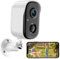 RADCLO Wireless Outdoor Security Camera, 2K Battery Powered CCTV with AI Motion Detection, Siren & Spotlight, WiFi Surveillance for Home, Indoor/Outdoor Use, 2-Way Talk, Night Vision, IP65, Cloud/SD