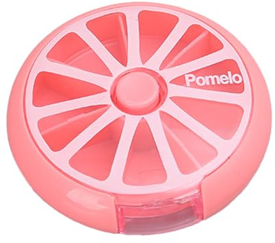 Weekly Pills Organizer-Portable Pill Box med fack | hållbar medicineringstank | Lätt att bära idealisk för vitaminpreparat, godis andra små föremål för på språng