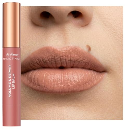 M. Asam Magic Finish Volume & Repair Lip Balm Caramel Kiss (3,3g) | Lippenpflege Mit Sheabutter & Vitamin E, Zarter Glanz, Mit Volumen Peptid für vollere Lippen, Lippenstift-Alternative