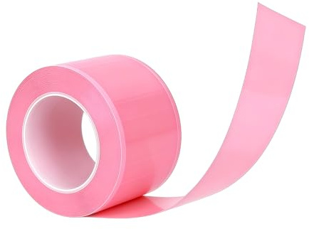DVOFU Pellicola protettiva rosa per tatuaggi, strumento per tatuaggi, pellicola protettiva in plastica per bellezza e micro-blading per trucco permanente, accessori per sopracciglia e labbra (rosa)