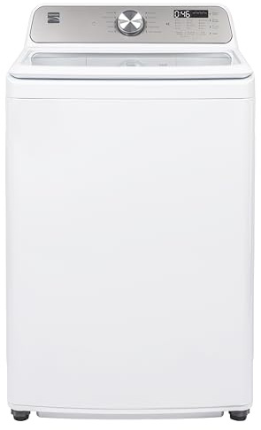 Kenmore 4.1 cu. ft. Top Load Washer with Triple Action Agitator for Tough Dirt & Stains - Reduce Laundry Time with Accela and Express Wash - LED - White