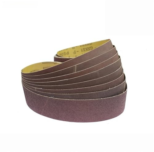 Cintas lijadoras, Paquete de 10 bandas lijado abrasivas 2 x 36 pulgadas, grano P40 a P1500(P240)