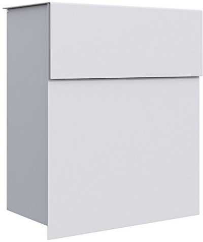 Briefkasten, Design Wandbriefkasten Alto in Weiß - Bravios