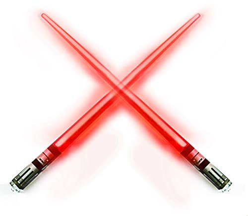 ChopSabers Lightsaber Led Light Up Chopsticks (1-Pair, Red)