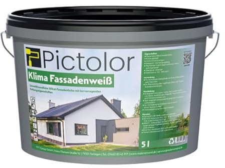 Malerversand Pictolor Klima-Fassadenweiß 5 Liter
