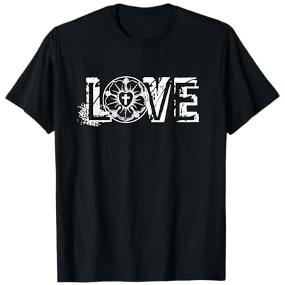 Lutherrose T-Shirt - Martin Luther Rose Shirt - Love Shirt T-Shirt