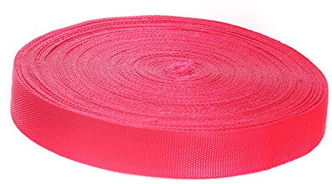 50 meter x 50 mm PP-spännband – 1,4 mm tjockt – spännrem av polypropen – 50 meter långt och 50 mm brett, röd, TKB5072-röd