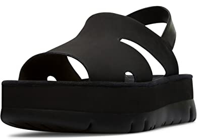 CAMPER dam Oruga Up Peeptoe sandaler, svart - 38 EU