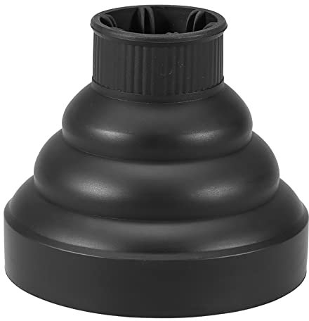 diffuser hairdryerHair Blower Diffuser, Foldable Hairdryer Cover,Universal Styling Hairdressing Tool, Beauty Hair Salon Attachment for Blow Dryers 5Colors(Black)