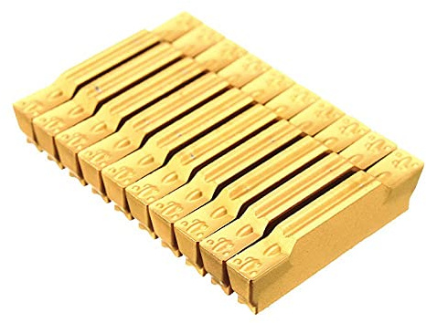 10Pcs MGMN300-M Carbide Inserts 3mm Width for MGEHR/MGIVR Grooving Cut Off Tool Turning Tool lathe cutter CNC Parting