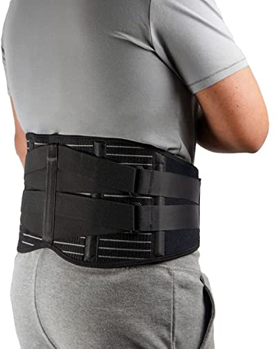 LUVILS® Fascia Lombare Regolabile – Supporto Schiena Uomo Donna per Dolore Lombare, Sciatica, Ernia del Disco, Postura Corretta – Busto Ortopedico Taglia M