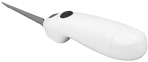 Fdit Radio Electric Bull Bungal Knife, Elektrisches Schneidemesser aus Edelstahl, Kabellos, Elektrisches Filetmesser, Tragbares Steakmesser für Zuhause, Restaurant