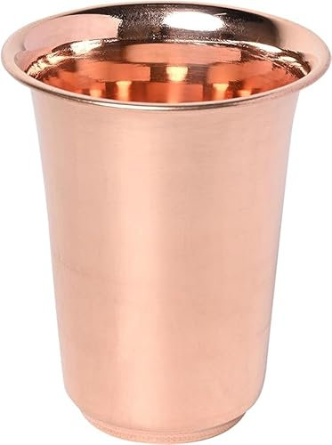 ANCIENTIMPEX Gobelet juteux en cuivre Pur, sans laqué, Non doublé et sans revêtement – 300 ML, pour des bienfaits ayurvédiques pour la santé, ANC-CT-79