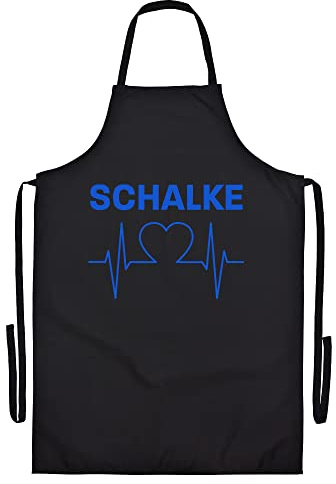 multifanshop Grillschürze - Schalke - Herzschlag