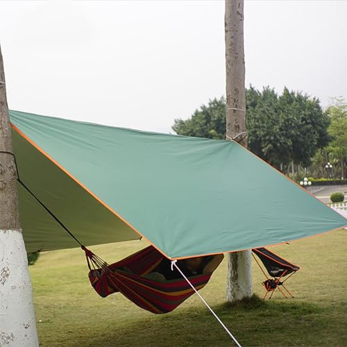 Outdoor3x3m 3x4m 3X5m Sonnenmarkise wasserdichte Auto Schatten Sonnenschirm Garten Strand Regenschirm Reise Camping Zelt Tarp Sonnenschirm wasserdichte Tragbare Plane(Size:3x3m)