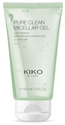 KIKO Milano Pure Clean Micellar Gel, Micellar Gel Make-Up Remover For The Face, Eyes And Lips