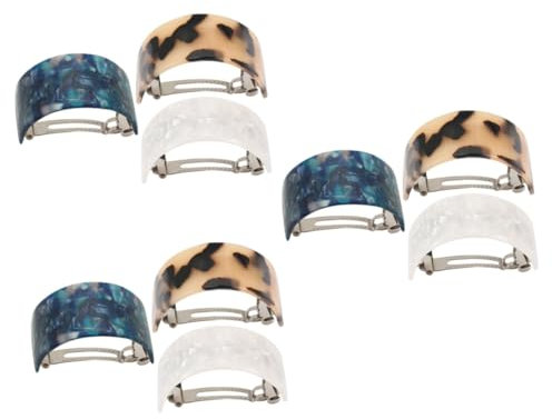 FRCOLOR Zopfspange 9 Stk Frauen Kopfschmuck Haar Haar Spangen Haarteil Clip Pferdeschwanz-haarspangen Krabbenkieferspangen Haarspangen Für Dickes Haar Clips Für Haarrollen Halbkreis-clips