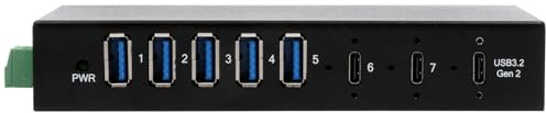 EX-12297HMS 7 Port USB 3.2 Gen 2x1 Metall HUB