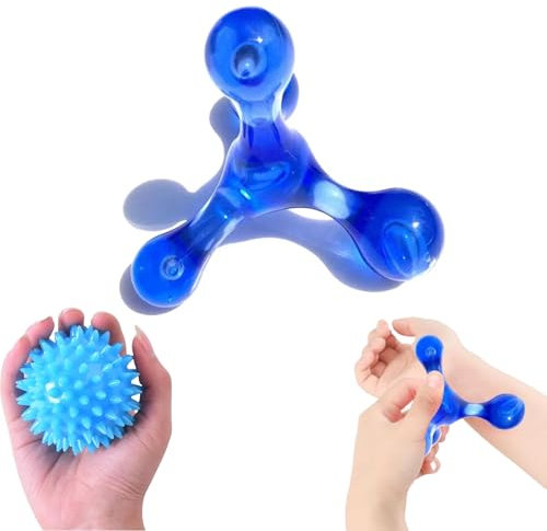 1 Stück Faszienball, 1 Stück Triggerpunkt Drücker, Wird Verwendet, Um Körperliche Und Geistige Erschöpfung Zu Entspannen Und Zu Lindern Triggerpunkt Massagegerät Massagering Finger,Bein Massagegerät